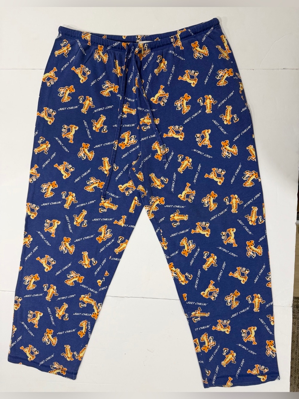 Disney Navy Joggers with Orange Tiger Print